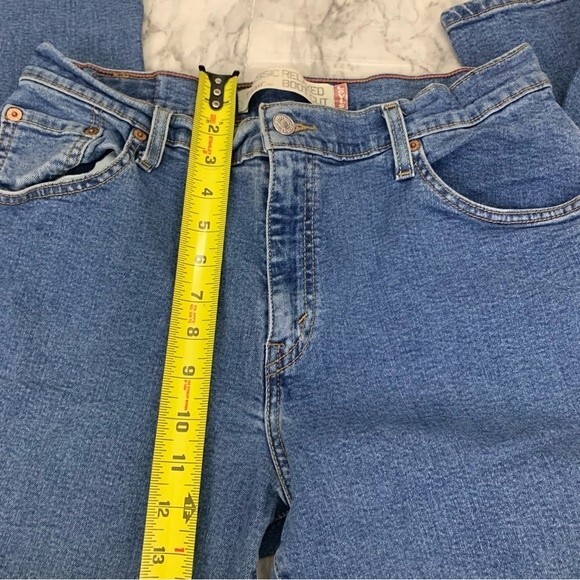 Levi’s 550 Classic Relaxed Bootcut Denim jeans Blue Size 14 90s Vintage Y2K - Picture 5 of 9